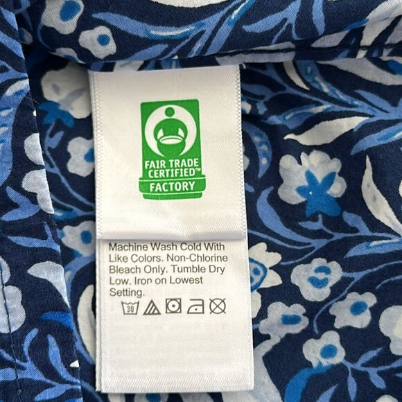 J. Crew Women’s Long-sleeve cotton poplin pajama top in floral flourish Size M - Picture 10 of 12